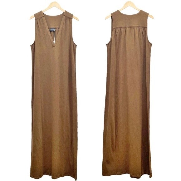 NWT Richer Poorer Vacation Dress Morning Roast Tan Cloudweave Cotton Size XL NEW - Picture 13 of 14